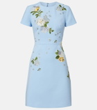 Carolina Herrera Floral embroidered minidress