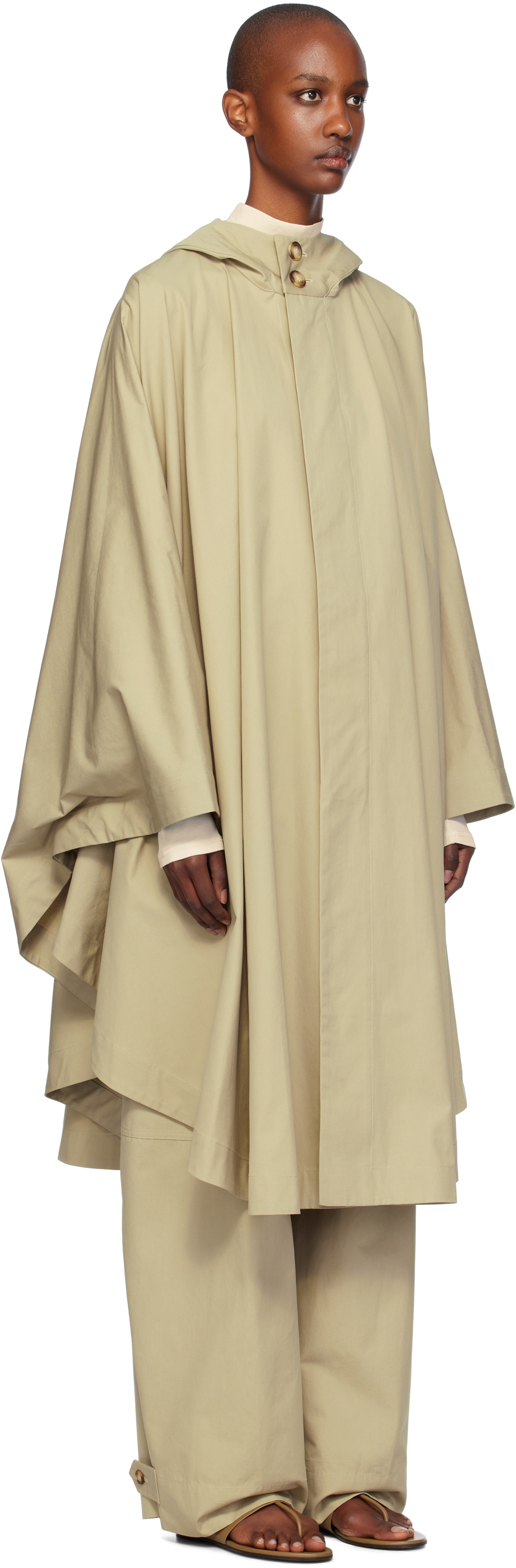 La Collection Beige Odin Trench Coat