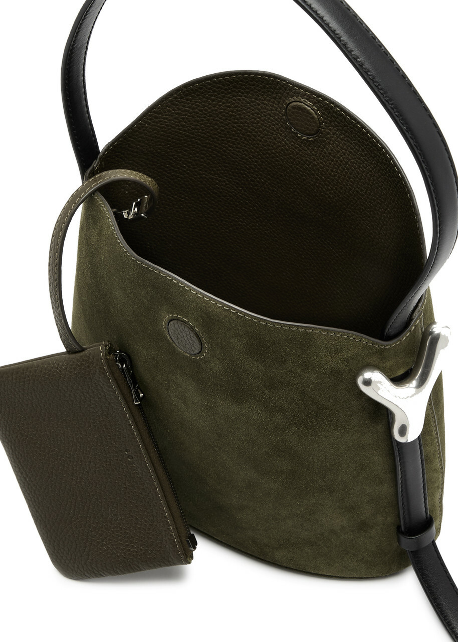 Boyy YY Sac Suede Shoulder bag - Dark Green - One Size