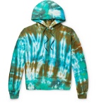 AMIRI - Oversized Tie-Dyed Loopback Cotton-Jersey Hoodie - Blue
