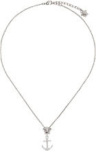 Versace Silver Nautical Medusa Necklace