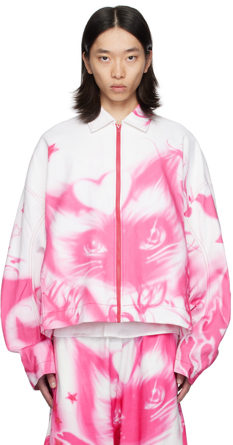 Gerrit Jacob White Oversized Denim Jacket