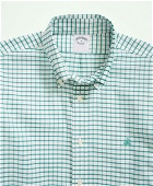 Brooks Brothers Men's Non-Iron Oxford Button-Down Collar Sport Shirt | Green