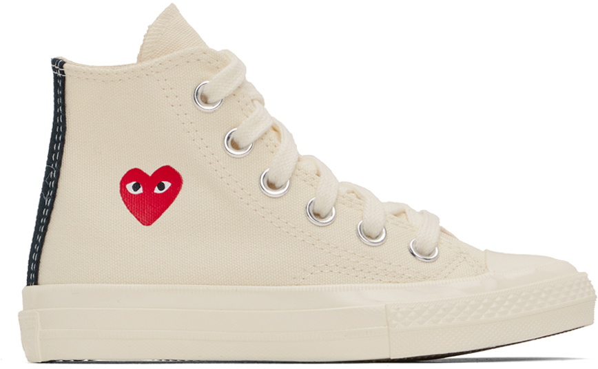 スニーカー Comme des Garcon Sneakers Men Fabric Beige/Milk Comme Des Garçons Sneakers Play X Converse | italist, ALWAYS