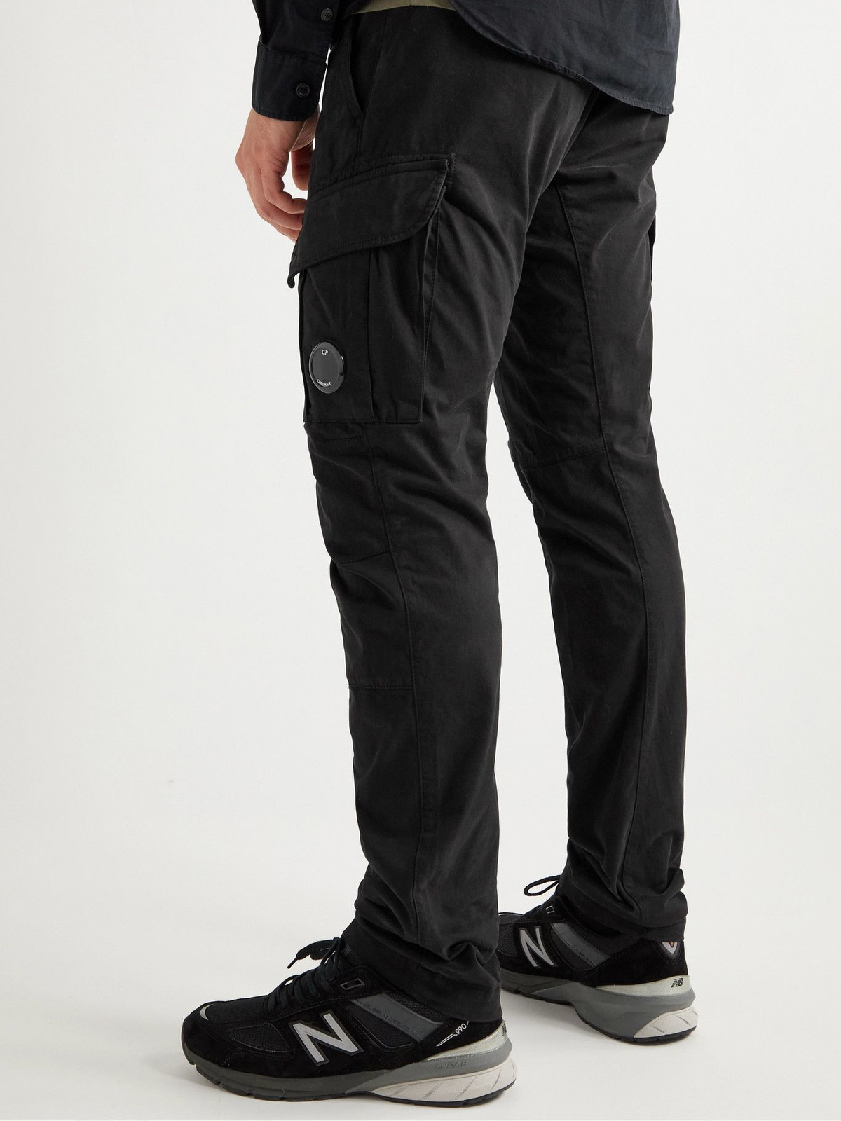 C.P. Company - Slim-Fit Tapered Garment-Dyed Stretch-Cotton Sateen