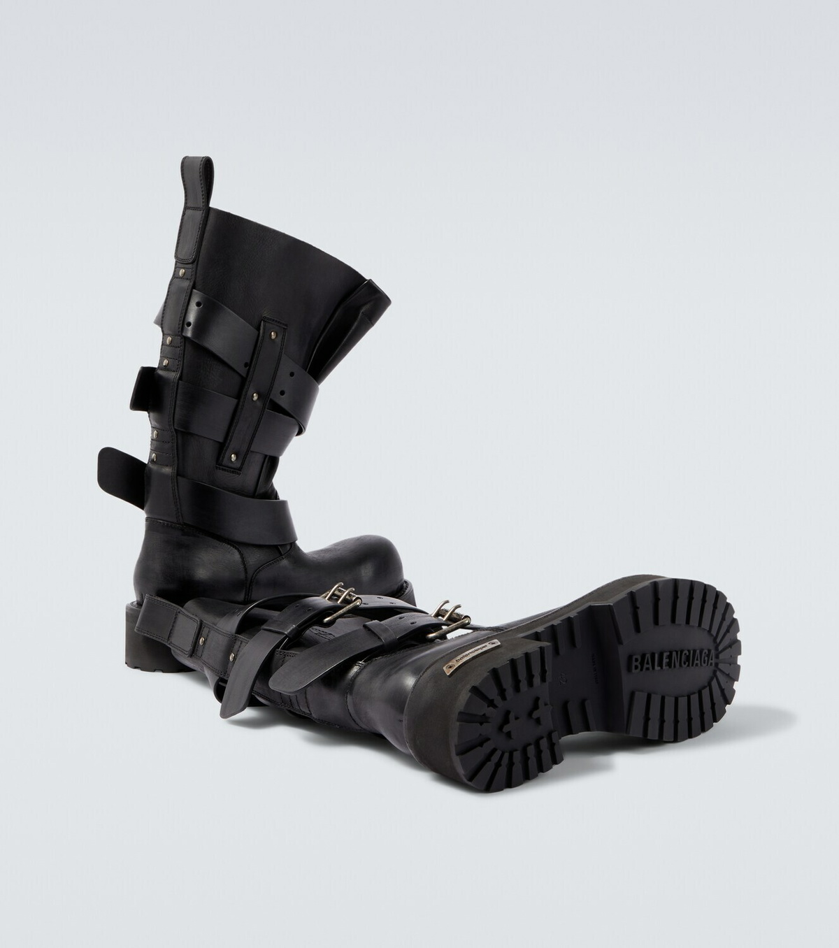 Balenciaga Venom leather biker boots Balenciaga