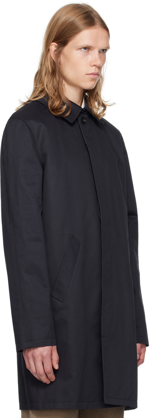 A.P.C. Navy Urban Mac Coat A.P.C.