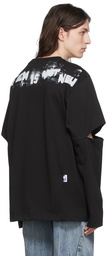 ADER error Black Obe Long T-Shirt