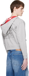 Carne Bollente Gray Serena 'Stars and Studs' Hoodie