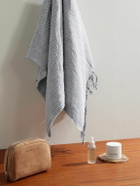 Brunello Cucinelli - Fringed Striped Linen Beach Towel