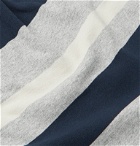 J.Crew - 1994 Striped Mélange Cotton-Jersey T-Shirt - Gray