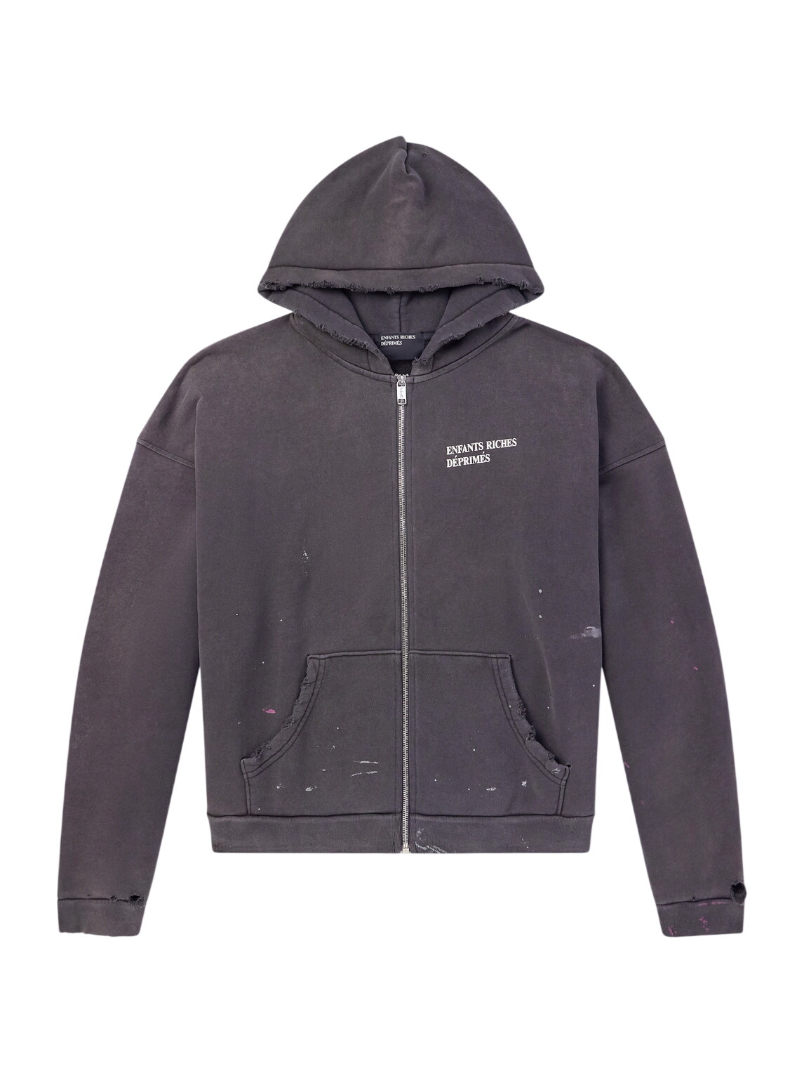 Enfants Riches Déprimés - Oversized Printed Cotton-Jersey Zip-Up