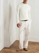 UMIT BENAN - Milano Cashmere Sweater - White