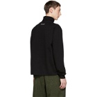 Alexander Wang Black Jersey Turtleneck Sweater