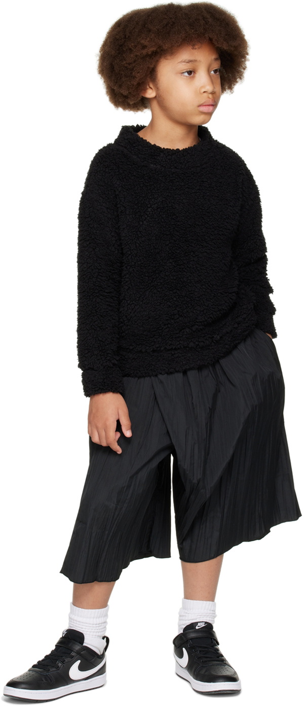 Wolf & Rita Kids Black Age of Togetherness Magda Plisseé Trousers