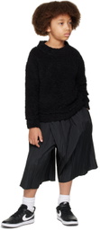 Wolf & Rita Kids Black Age of Togetherness Magda Plisseé Trousers
