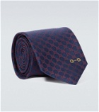 Gucci GG jacquard silk tie
