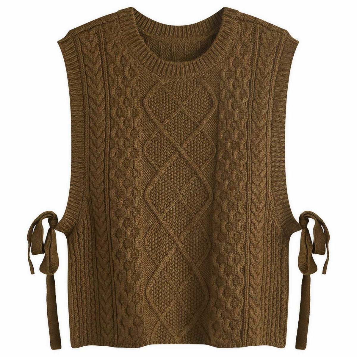 Beams Boy Women's G. Alan Vest in Olive 