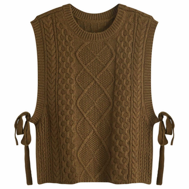 Photo: Beams Boy Women's G. Alan Vest in Olive 