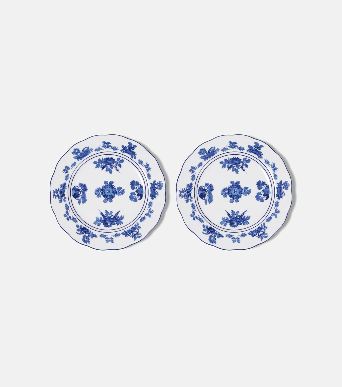 Cabana Gloria set of 2 porcelain dessert plates