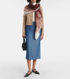 Gabriela Hearst Anaya tie-dye cashmere, silk, and wool scarf