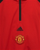 Adidas Manchester United Icon Top Red - Mens - Half Zips|Team Sweats