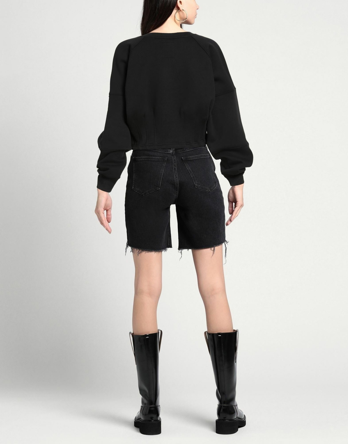 Alpha Industries Womens Sweatshirt in Black