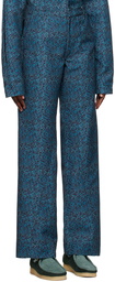 Bianca Saunders Blue Benz Trousers