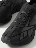 Reebok - Maison Margiela Project 0 ZS Memory Of Logo-Appliquéd Rubber-Trimmed Felt Sneakers - Black