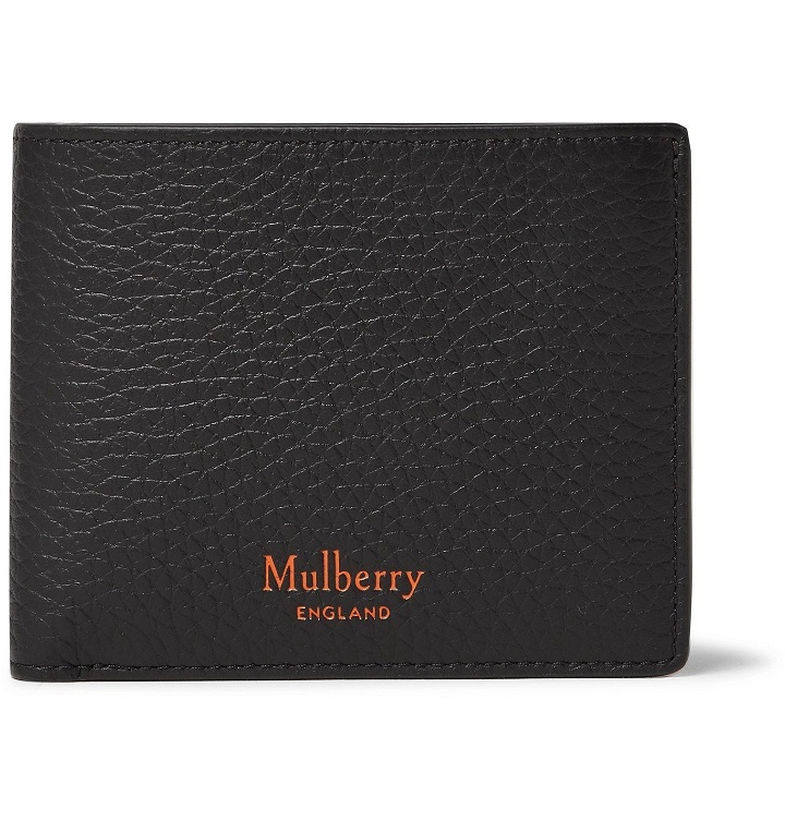 Photo: Mulberry - Full-Grain Leather Billfold Wallet - Black