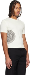 Jean Paul Gaultier Off-White 'The Laurel Stamped' Baby T-shirt