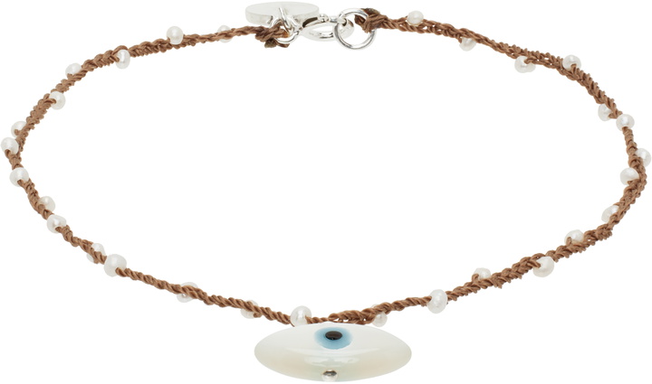 Photo: UNDERCOVER Brown SEE REAL FLOWERS Edition UC1E4A01-4 Bracelet