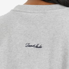 DUNST Women's Unisex Classic Logo Sweatshirt in Melange Grey