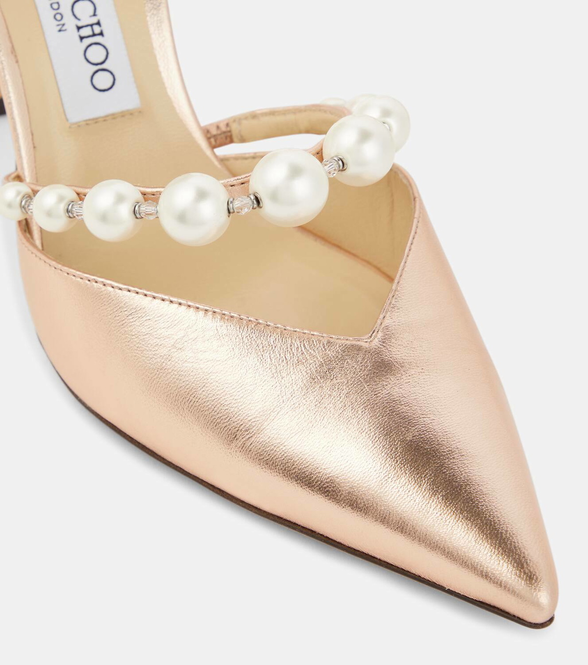 Jimmy Choo Aurelie 85 metallic leather pumps Jimmy Choo
