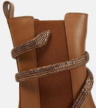 Rene Caovilla Chelsea leather ankle boots