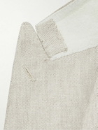 Kingsman - Double-Breasted Linen Blazer - Neutrals