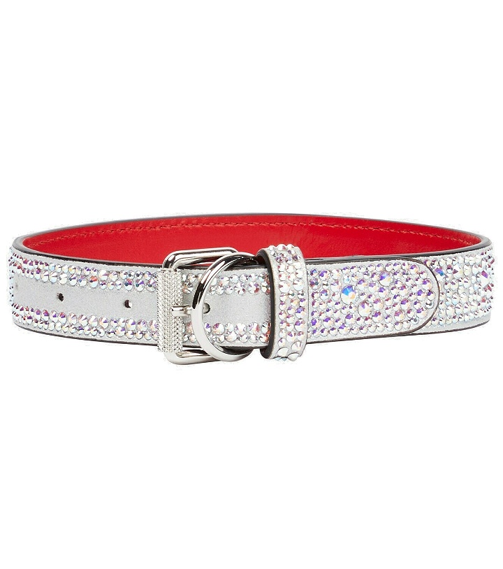 Photo: Christian Louboutin - Loubicollar S embellished dog collar
