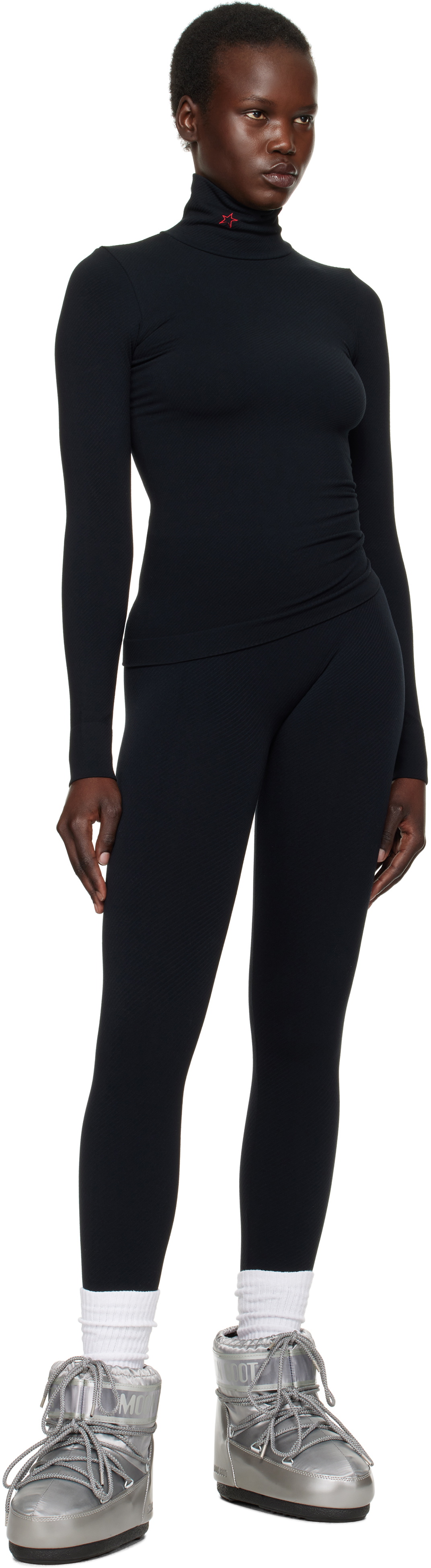 Perfect Moment Black Seamless Sport Leggings