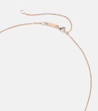 Suzanne Kalan One Of A Kind 18kt rose gold pendant necklace with sapphire and diamonds