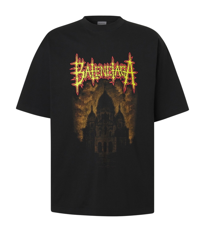 Photo: Balenciaga Printed cotton jersey T-shirt