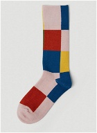 Toy Checker Socks in Multicolour