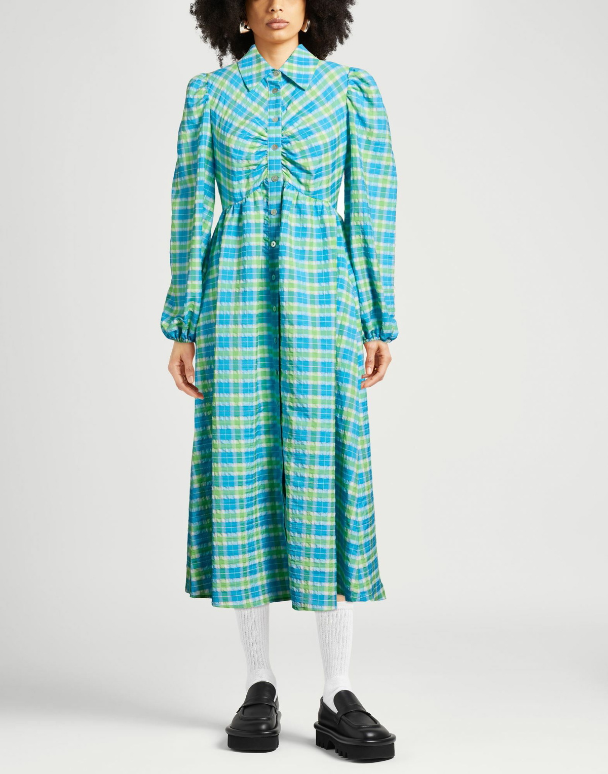 Kitri Womens Midi dress Azure