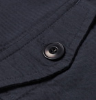 Albam - Cotton-Seersucker Blouson Jacket - Men - Navy