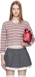 Ashley Williams Beige Molly Knit Sweater