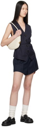 Bottega Veneta Navy Striped Vest