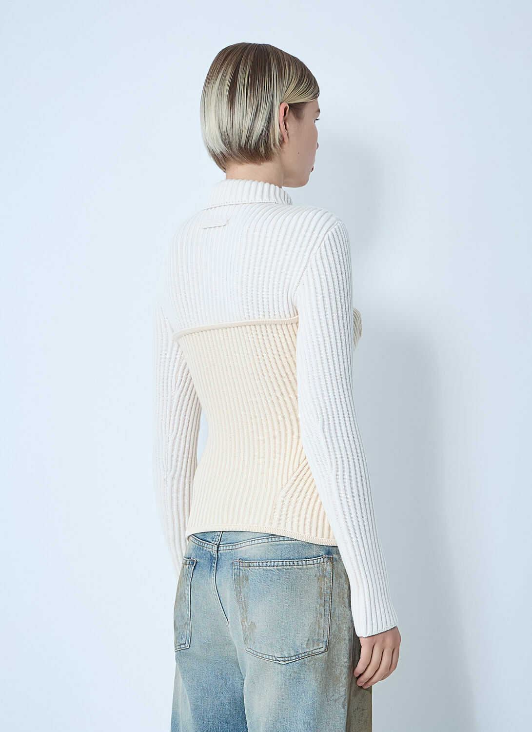 Jean Paul Gaultier Ribbed Wool Sweater