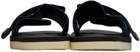 SUICOKE Navy Padri Sandals