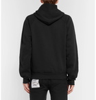 Balenciaga - Logo-Print Cotton-Blend Jersey Hoodie - Men - Black