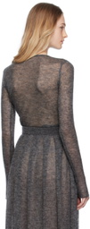 AURALEE Gray Crewneck Sweater