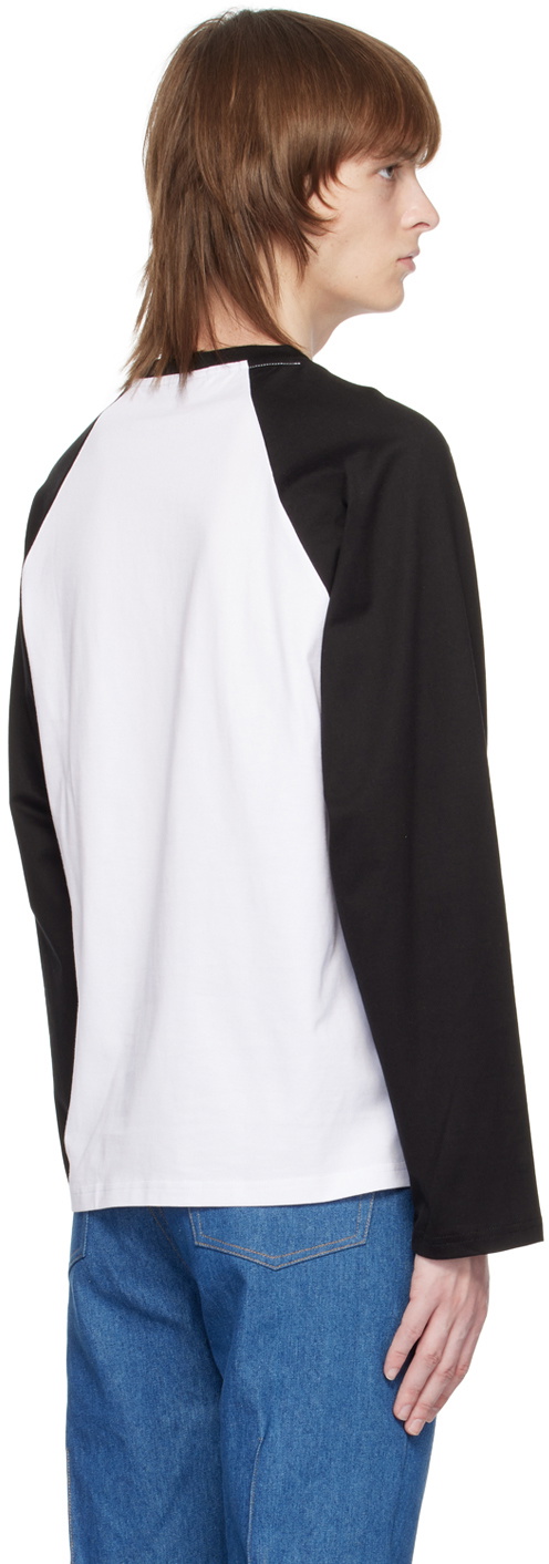 The World Is Your Oyster Black & White Graphic Long Sleeve T-shirt